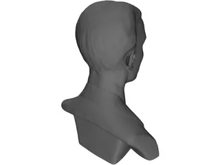 Nikola Tesla Bust 3D Model