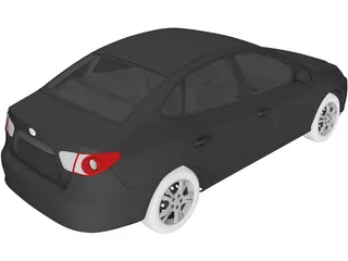 Hyundai Accent (2011) 3D Model