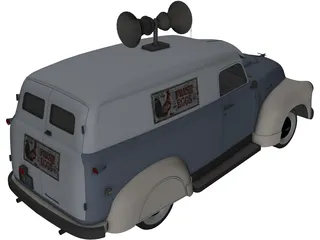 Chevrolet Panel Van (1951) 3D Model