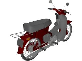 Moped 3D Model