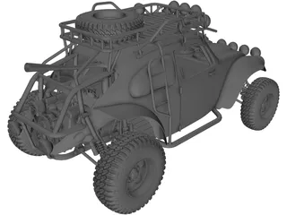 Volkswagen Beetle Trophy Truck 3D Model