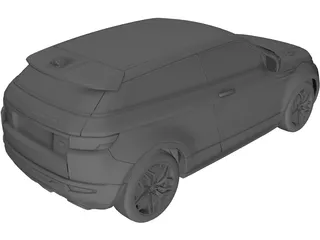 Land Rover Evoque (2018) 3D Model