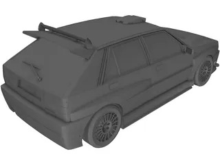 Lancia Delta HF Integrale Evoluzione 3D Model