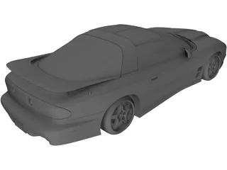 Pontiac Firebird Trans Am WS6 3D Model
