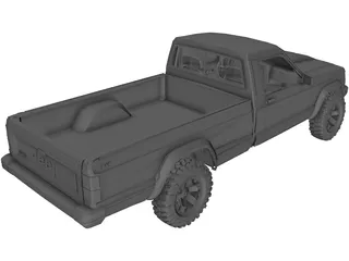 Jeep Comanche (1988) 3D Model