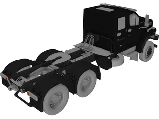 Ural Next Neo 6x4 Truck 3D Model