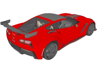 Chevrolet Corvette ZR-1 C3 Grátis Modelo 3D in Carros antigos 3DExport