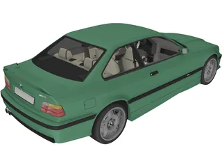 BMW M3 E36 (1997) 3D Model