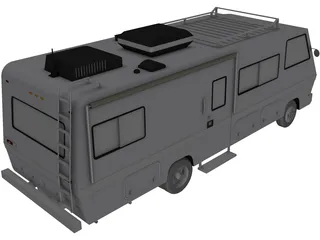 Fleetwood RV Motorhome 3D Model