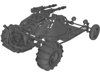 Sand Rail 3D Model