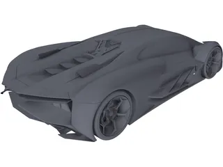 Lamborghini Terzo Millennio Concept 3D Model