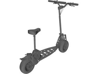 Go-Ped Motorized Scooter 3D Model