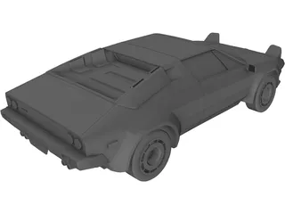 Lamborghini Jalpa (1984) 3D Model