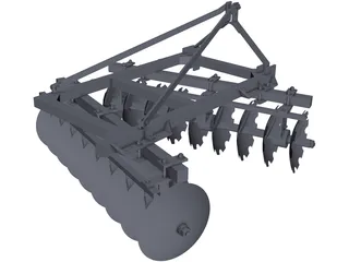 Disc Harrow 3D Model