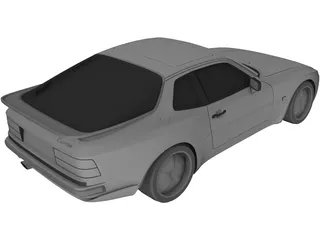 Porsche 944 Turbo (1985) 3D Model