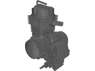 Honda 150 Engine 3D Model