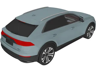 Audi Q8 (2019) 3D Model