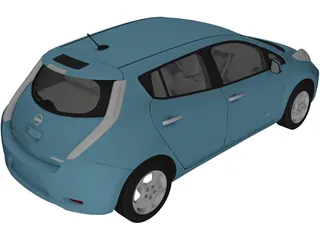 Nissan Leaf (2015) 3D Model