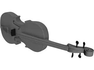 Violin Traditional 3D Model