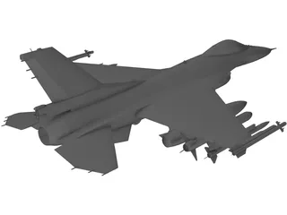 Mitsubishi F-2 Viper Zero 3D Model