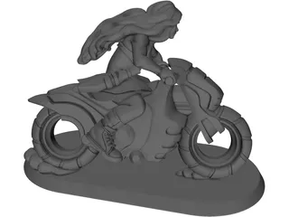 Rider Warrior 3D Model