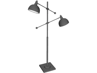 Lite Source Lamp 3D Model