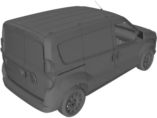 Opel Combo SWB Cargo (2015) 3D Model