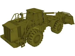 Caterpillar 988H Wheel Loader 3D Model