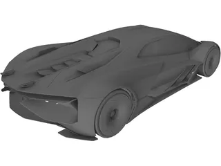 Lamborghini Terzo Millennio 3D Model