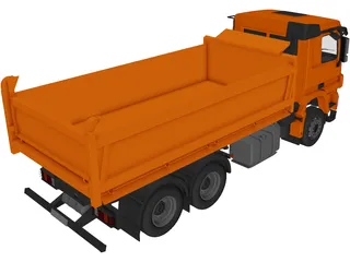 Mercedes-Benz Dump Truck 3D Model