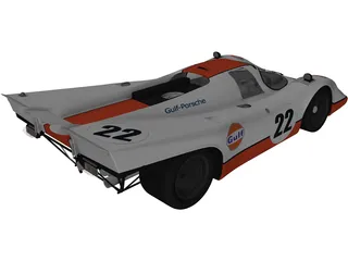 Porsche 917K (1969) 3D Model