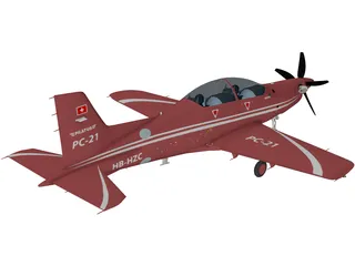 Pilatus PC-21 3D Model