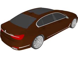 BMW 750Li (2016) 3D Model