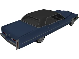 Cadillac Deville (1974) 3D Model