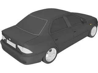 IKCO Samand Soren 3D Model