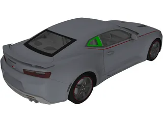 Chevrolet Camaro SS (2016) 3D Model