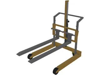 Hand Forklift 3D Model