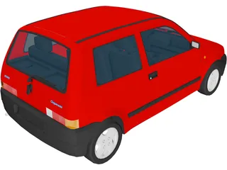 Fiat Cinquecento 3D Model