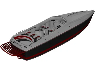 Speed Boat 3D Model