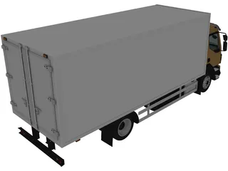 Volvo FL Box Truck (2013) 3D Model