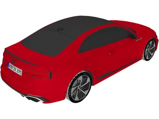 Audi RS5 Coupe (2018) 3D Model