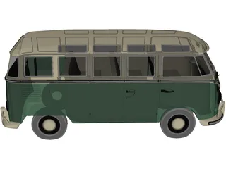 Volkswagen Transporter T1 3D Model