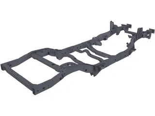 Jeep JKU Frame 3D Model