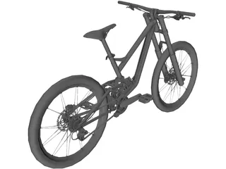 Downhill Bike 3D Model