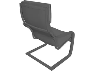 Poang Chair 3D Model