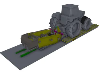 Onion Harvester 3D Model