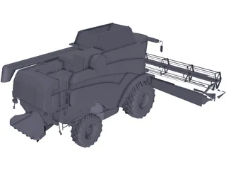 New Holland CX with Cutting JH 3D Model