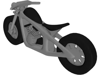 Wood Moto Kids 3D Model