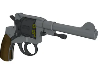 Na Gan Revolver 3D Model