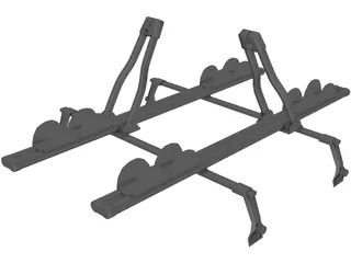 Thule Ride Roof Rack 3D Model